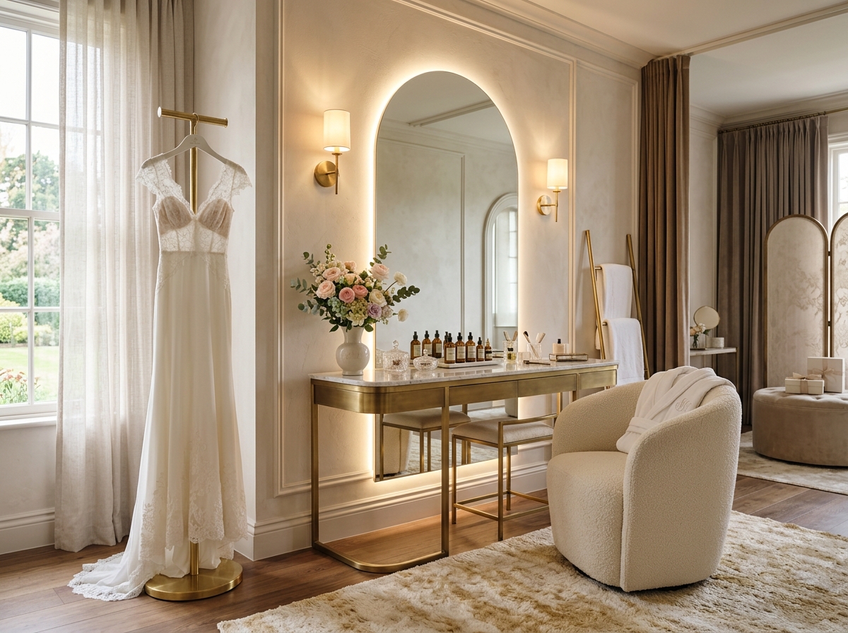 Private Bridal Sanctuary suite at Aroha Salon
