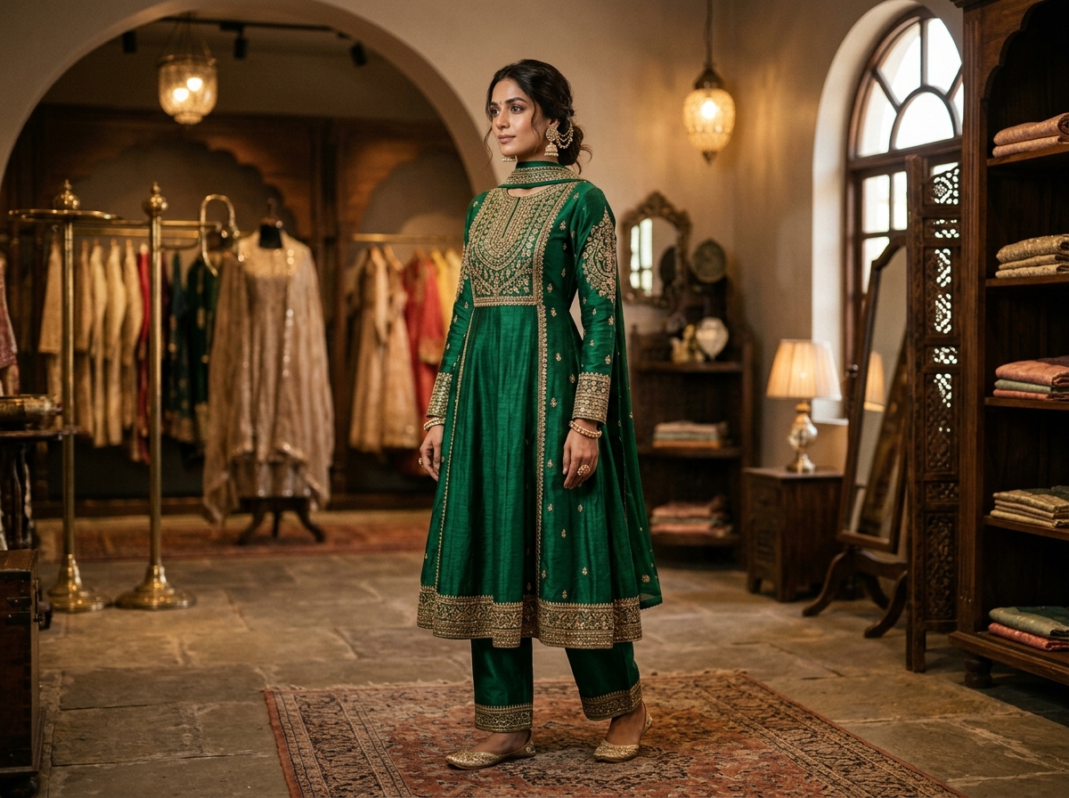 Zoya Raw Silk Kurta Set
