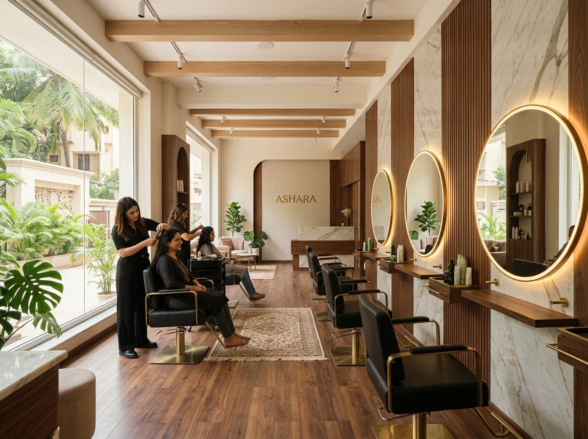Aroha Salon website preview